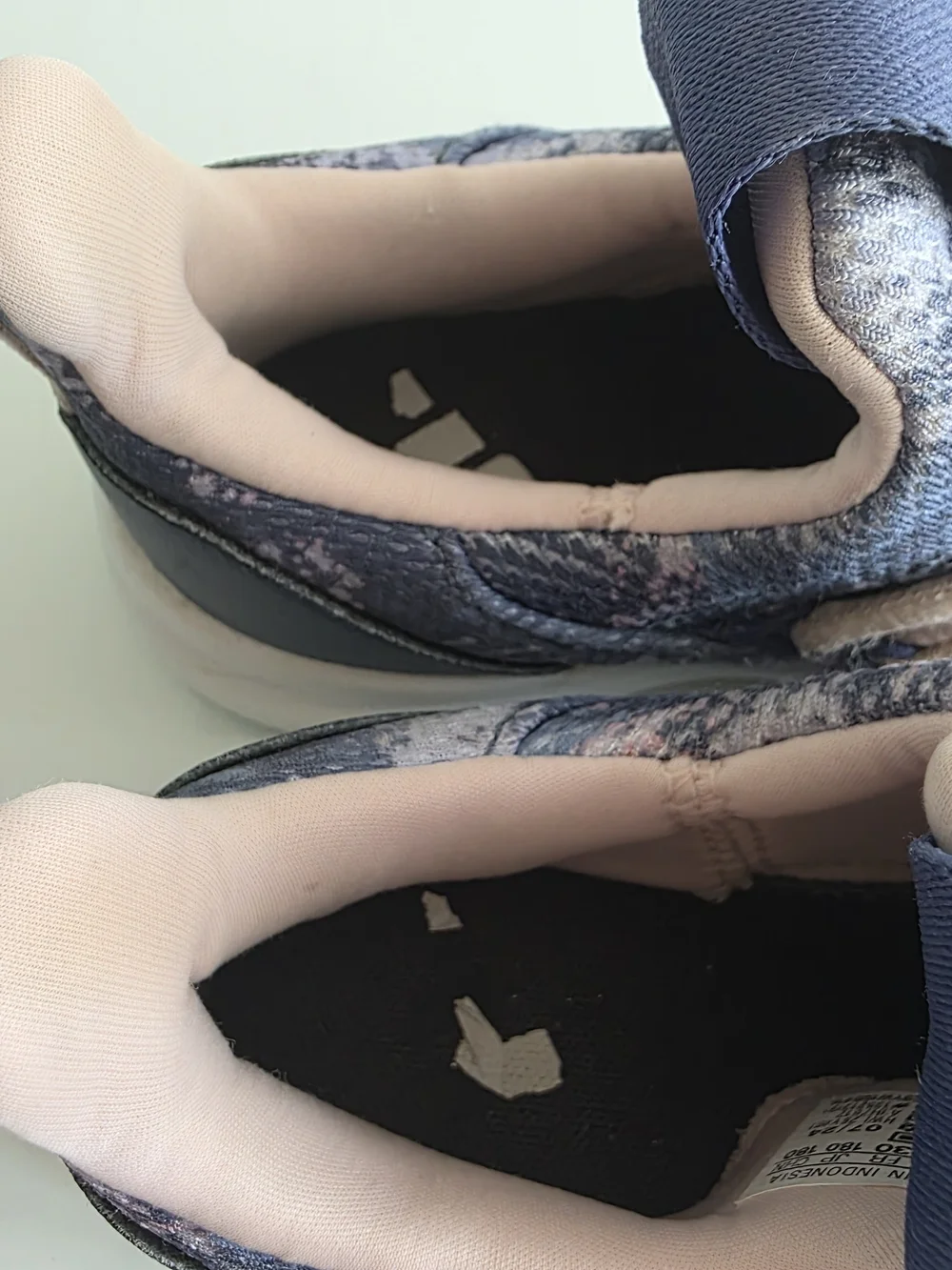 3Kids Navy & Pink Cloudfoam Slip-On Sneakers Bundle.